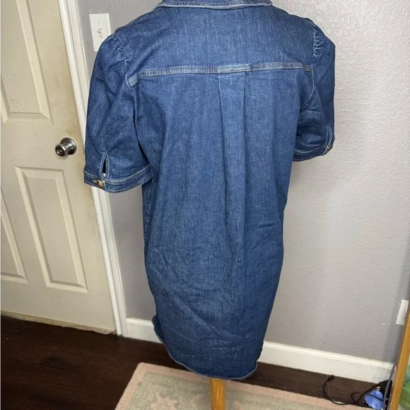 Sezane Denim Button-Up‎ Dress - Picture 2 of 4